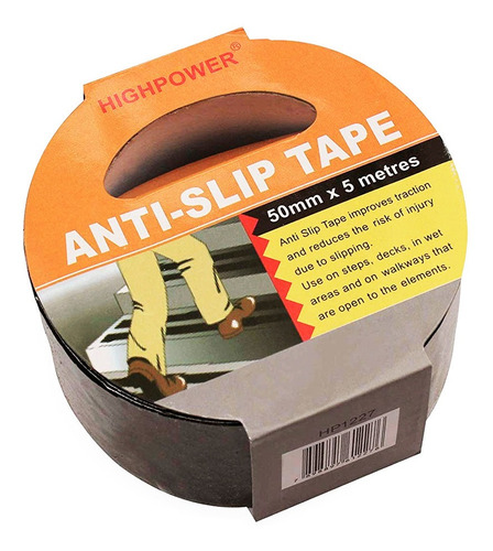 Pack 2 Cinta Antideslizante Adhesiva 55mm X 5 Met Anti Slip