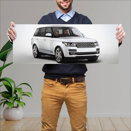 Cuadro 30x80cm Auto 2014 Range Rover Autobiograp 227