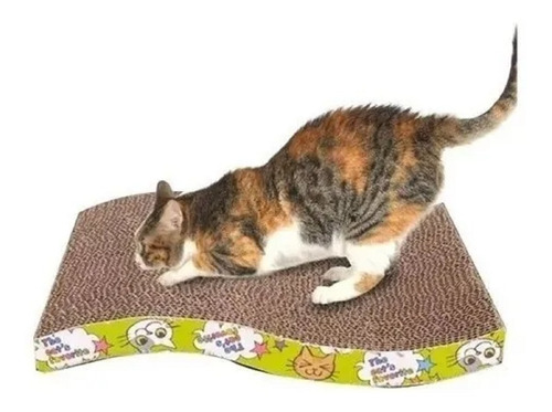 Imagen 3 de 6 de Rascador Gato Cartón Corrugado Rascador Para Gatos Gimnasio