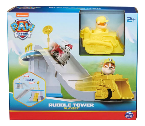 Playset Rubble Mini Tower Paw Patrol (torre Con Vehiculo)