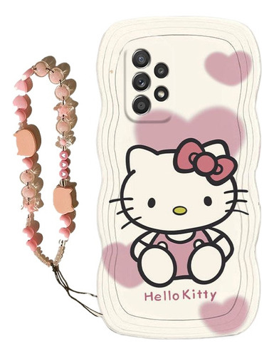 Funda De Teléfono Hello Kitty Wave Para Samsung A54/a53/a51