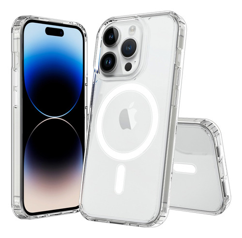 Funda Para iPhone 15 Pro Con Magsafe Transparente