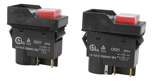 Interruptor Universal Ck21b/250v De 250 Voltajes Y Parada De