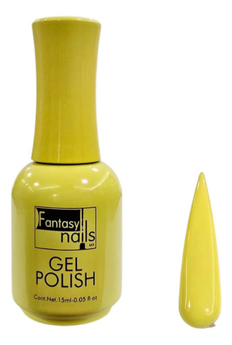 Gel Polish Uv Fantasy Nails Color A Elegir 11 Amarillo Narciso