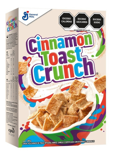 Cereal Nestlé Cinnamon Toast Crunch Con Sabor A Canela 340g