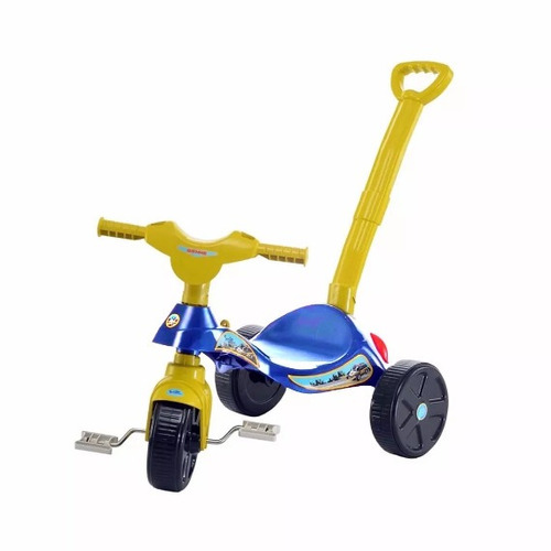 Motoca-triciclo Infantil Biemme Kid Cross Vermelho Ou Azul