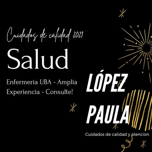 Imagen 2 de 5 de Prestaciones. Enfermería A Domicilio. Cubrimos Caba.