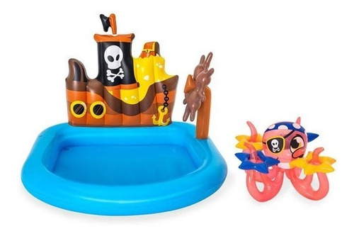 Pileta Inflable Barco Pirata Play Center 52211 Bestway 84 Lt