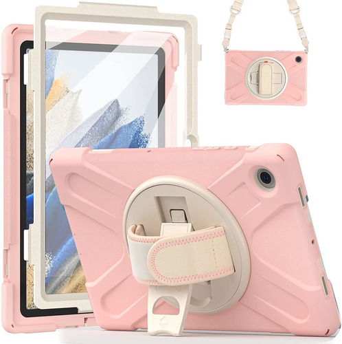 Funda Para Galaxy Tab A8 Incluye Protector De Pantalla (rosa