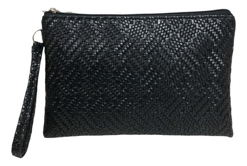 Sobre Clutch Cartera Ecocuero Tela Grabada 