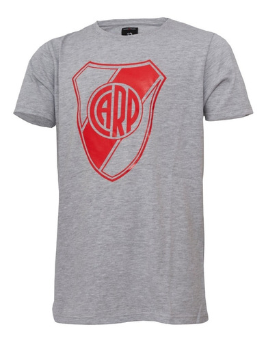 Remera Niño River Plate Licencia Oficial Escudo Estampada 