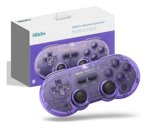 Control D/juegos 8bitdo Sn30 Pro Inalambr+cable/gray Edition