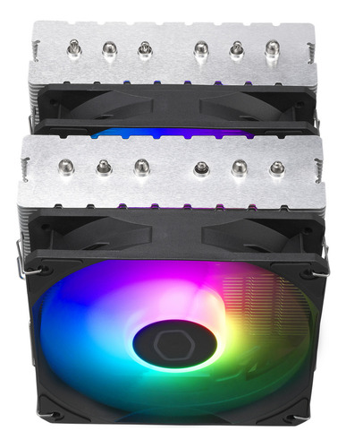 Cpu Cooler Master Hyper 620s Argb Negro Doble Torre
