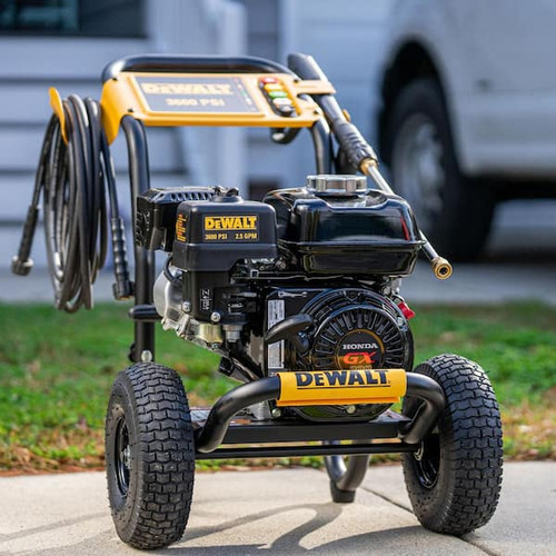 Hidrolavadora Dewalt 3600 Psi Motor A Gasolina Motor Honda Color Amarillo Frecuencia 50