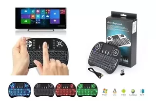 Teclado Recargable Inalambrico Android Smart Tv Iluminado