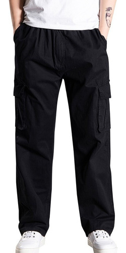 Pantalones Casuales Sueltos De Talla Grande Para Hombres Pan