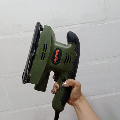 Lijadora Orbital Sander 1/3 Bauker Usada 