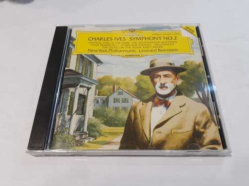 Symphony No. 2, Charles Ives - Cd 1990 Usa Como Nuevo Mint