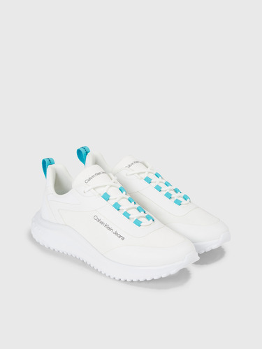 Zapatilla Eva Runner Lace Up Mesh Blanco Calvin Klein