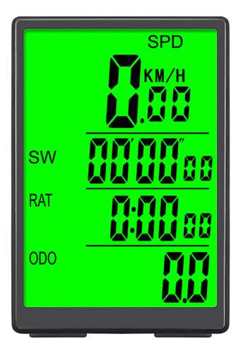 Velocímetro Biker Speedometer, Ordenador Lcd Con Retroilumin