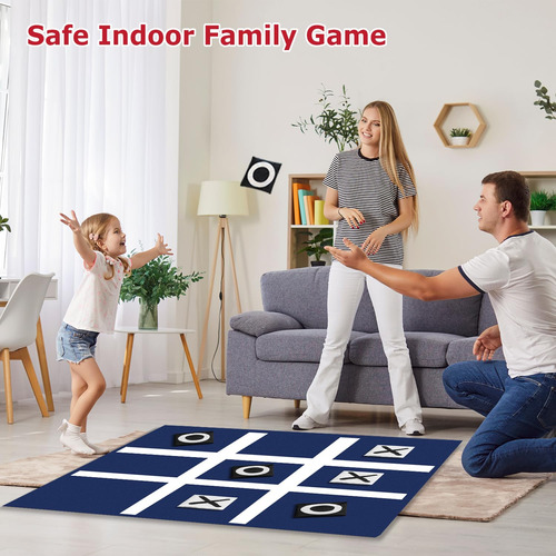 Pjdrllc Giant Tic Tac Toe Puf Toss Juego De Jardín Al Aire