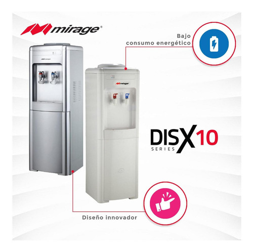Dispensador de agua Mirage Disx 10 plateado 115V