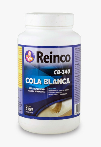 Cola Blanca Para Madera Cb-340 Reinco 1/4 Galón