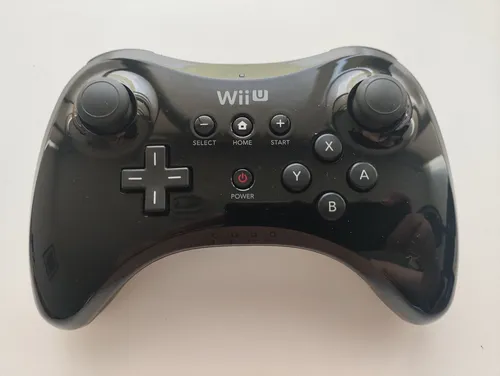 Control Pro Para Nintendo Wii U Color Negro 100% Genuino B (Usado)