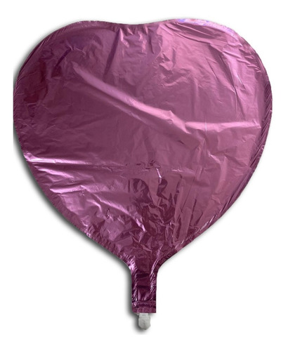 10 Globos Metalicos Corazon 45 Cm Helio
