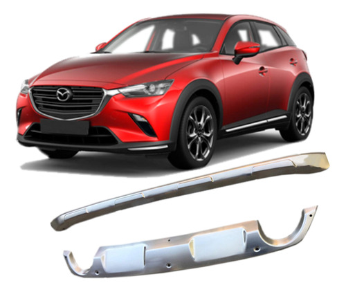 Moldura Defensa Delantera/trasera Para Mazda Cx3 2016 - 2024