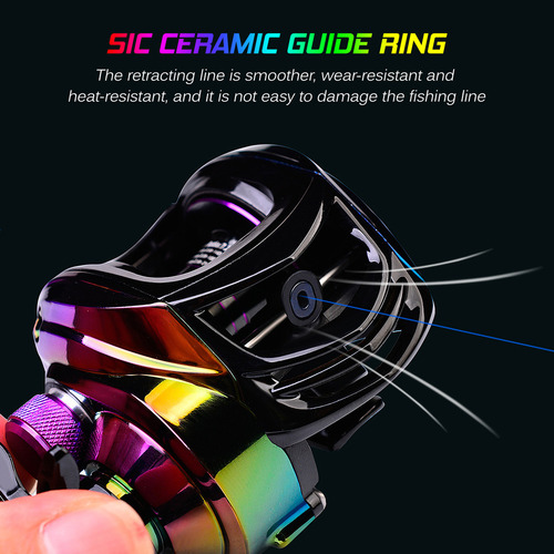S Carrete Baitcast Fishing Speed Fast Wheel 9+1 Baitcast