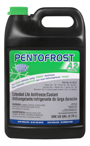 Anticongelante Pentofrost A2 Nissan Quest 1993/1998 3.0l V6