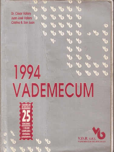 Vademecun 1994 Dr. Vallory Y Otros