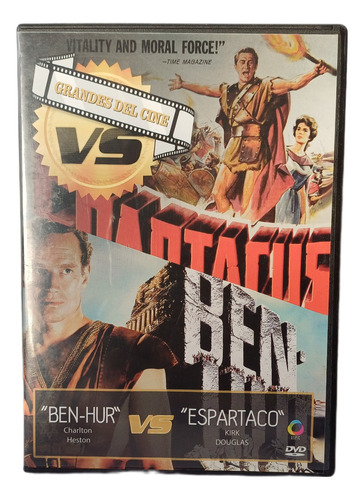 Grandes Del Cine Spartacus Vs Ben - Hur Dvd Original (nuevo)