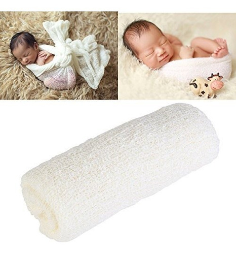 Tinksky Long Ripple Wrap Diy Recién Nacido Bebé Fotografía W