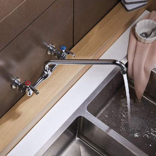 Grifo Cocina Montaje Pared Grifo Fregadero Comercial Servici