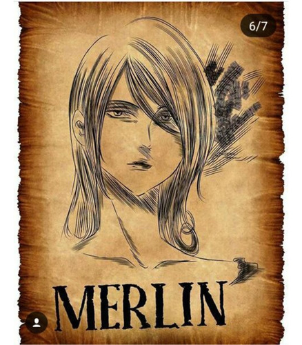 Cuadro Poster Anime Nanatsu No Taizai 29x19 Mdf Merlin