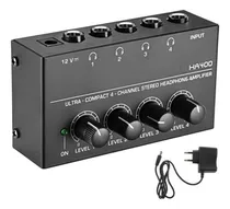 Comprar Amplificador Fone Power Play Ha400 Retorno 4 Canais + Fonte