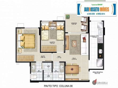 Imagem 9 de 14 de Bento Ferreira 2 Qtos C/suíte 135 M² Com Área Descoberta Com Grama Sintetica - Ap00034 - 4374927