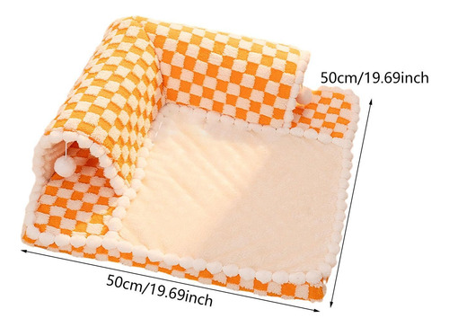 Cama TĂșnel Creativa Para Gatos, Centro De Juegos Naranja M