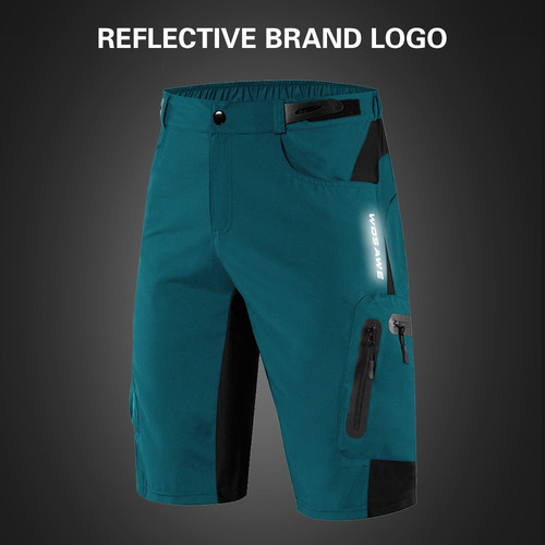 Hombres Suelto Ajuste Pantalones Cortos De Ciclismo Transpir Hombres Suelto Ajuste Pantalones Cortos De Ciclismo Transpir