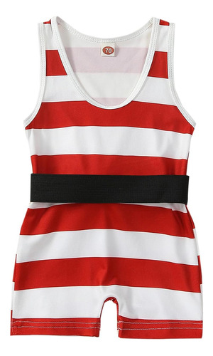 Disfraz De Strong Man Para Bebe Talla 12-18 Meses-rojo