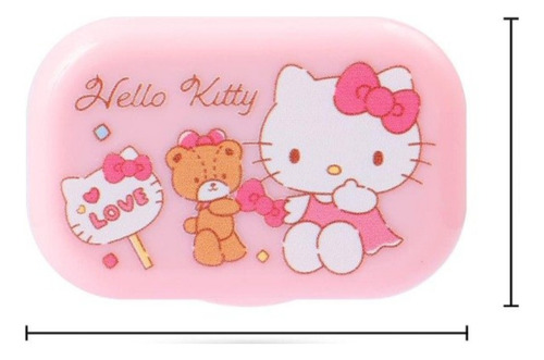 Estuche Para Lentes De Contacto. Hello Kitty 