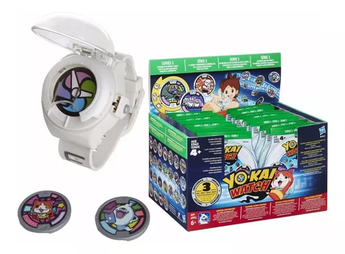 Relógio Yo-kai Watch 14 Medalhas S3 Hasbro Original Portuguê