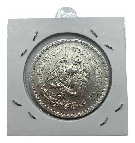 Moneda Un Peso Resplandor De Plata Ley 720 Año 1922