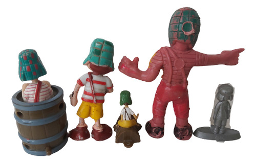El Chavo Del 8 Figuras 2 Bootleg Y 3 Originales (Usado)