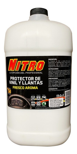 Nitro Protector De Vinil Con Aroma De 4 Litros Color Blanco