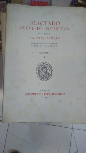 Tractado Breve De Medicina - Agustín Farfán
