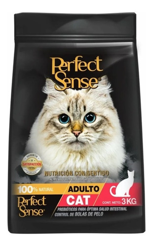 Croquetas Gato Adulto Perfect Sense 3kg Contra Bola De Pelos