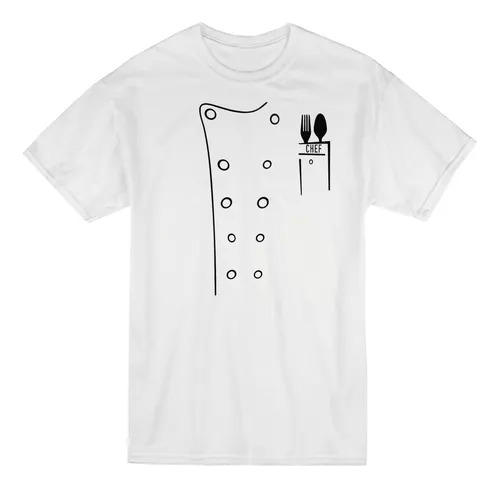 Remera Chef Filipina Ropa Para Eventos Uniforme Unisex